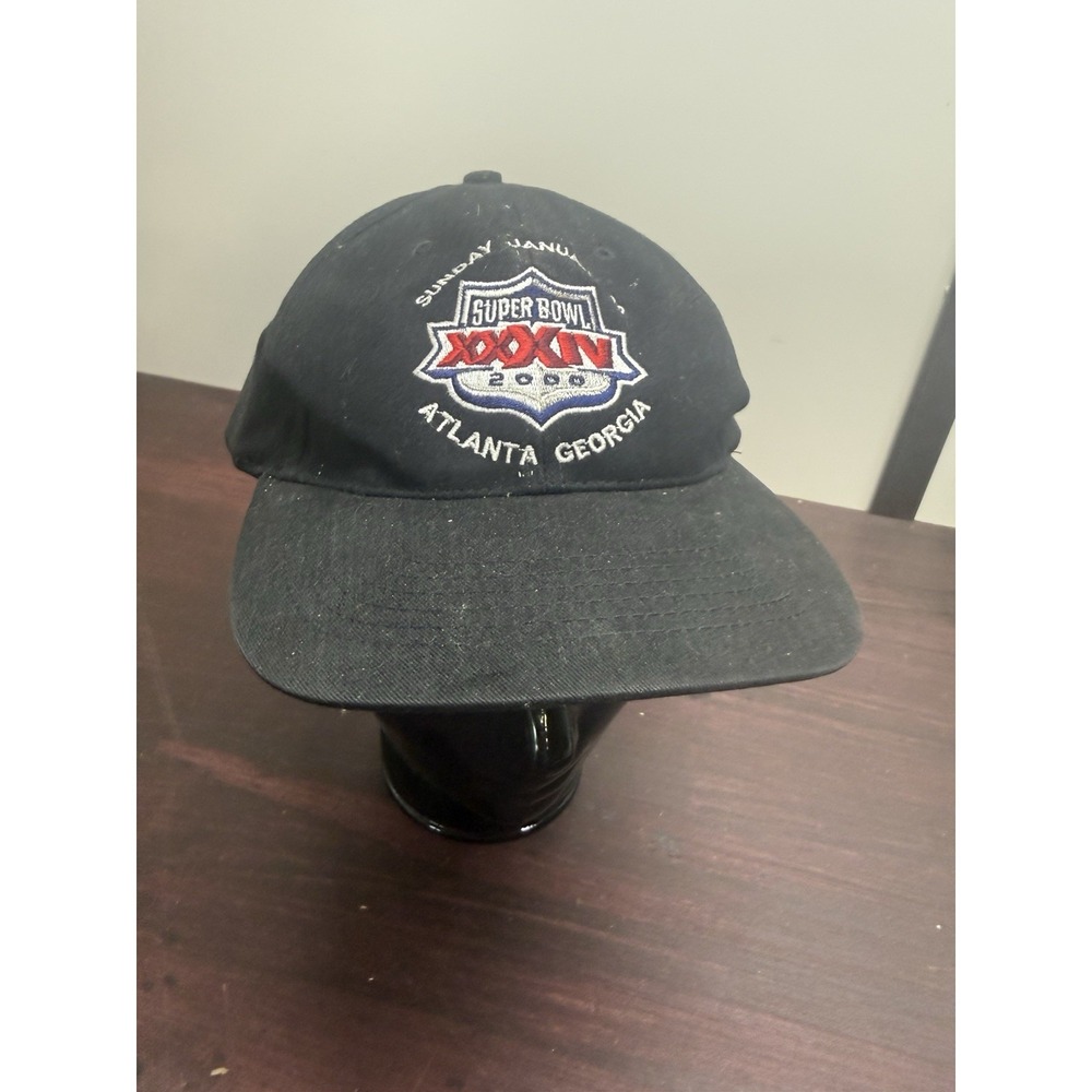 Super Bowl XXXIV 2000 Rams vs Titans Hat One Size black